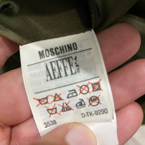 Vintage Rare 90s MOSCHINO COUTURE Survival Military Survival Jacket - Picture 5 of 10
